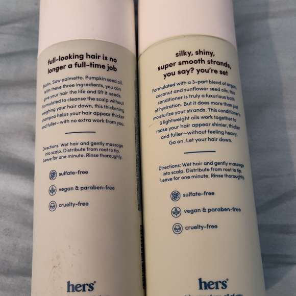 NEW! HERS Shampoo and Conditioner Set 6.4oz - Picture 3 of 7